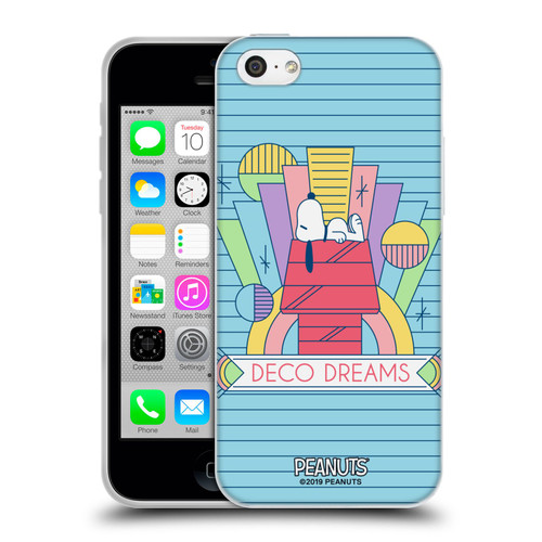 Peanuts Snoopy Deco Dreams House Dreams Soft Gel Case for Apple iPhone 5c