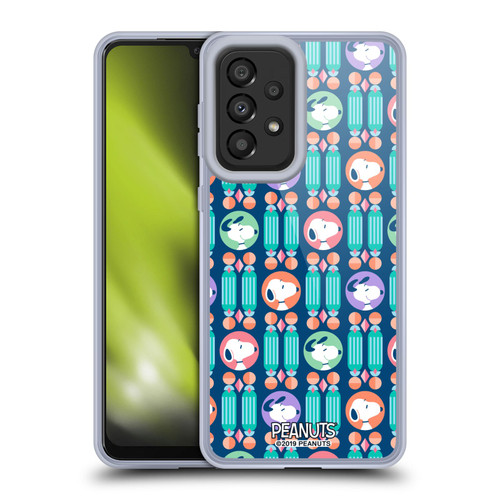 Peanuts Snoopy Deco Dreams Blue Pattern Soft Gel Case for Samsung Galaxy A33 5G (2022)