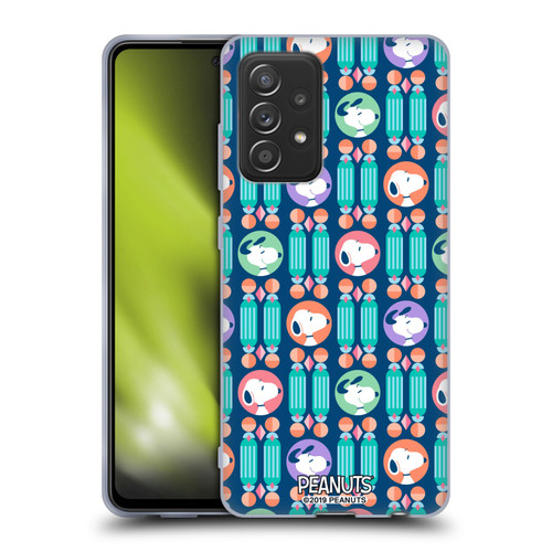 Peanuts Snoopy Deco Dreams Blue Pattern Soft Gel Case for Samsung Galaxy A52 / A52s / 5G (2021)