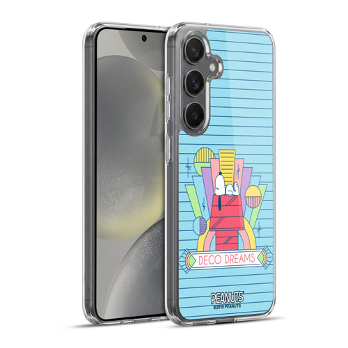 Peanuts Snoopy Deco Dreams House Dreams Soft Gel Case for Samsung Galaxy S24+ 5G & MagSafe