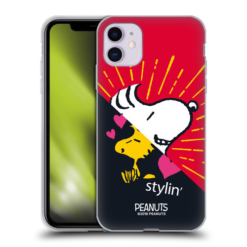 Peanuts Halfs And Laughs Snoopy & Woodstock 2 Soft Gel Case for Apple iPhone 11