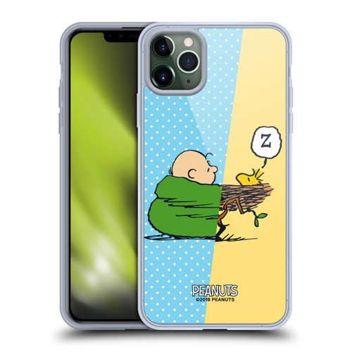 Peanuts Halfs And Laughs Charlie & Woodstock Nap Soft Gel Case for Apple iPhone 11 Pro Max & MagSafe