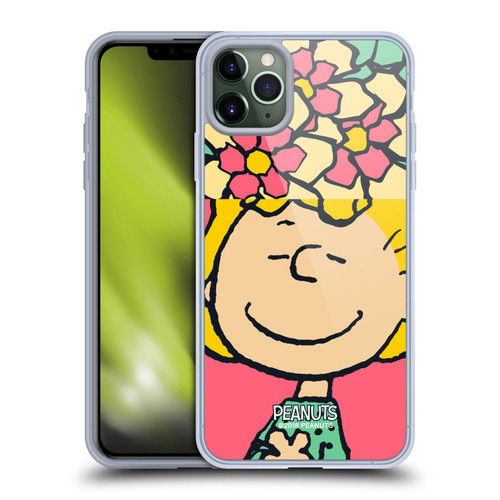 Peanuts Halfs And Laughs Sally Flowers Soft Gel Case for Apple iPhone 11 Pro Max & MagSafe