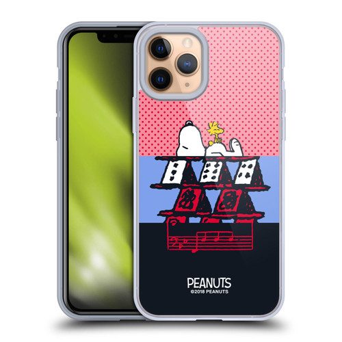 Peanuts Halfs And Laughs Snoopy & Woodstock 3 Soft Gel Case for Apple iPhone 11 Pro & MagSafe