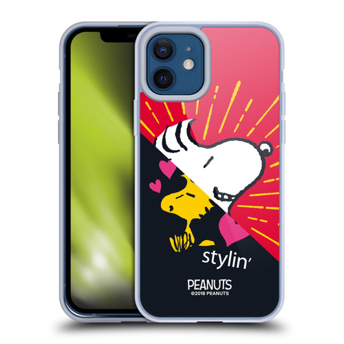 Peanuts Halfs And Laughs Snoopy & Woodstock 2 Soft Gel Case for Apple iPhone 12 / iPhone 12 Pro & MagSafe