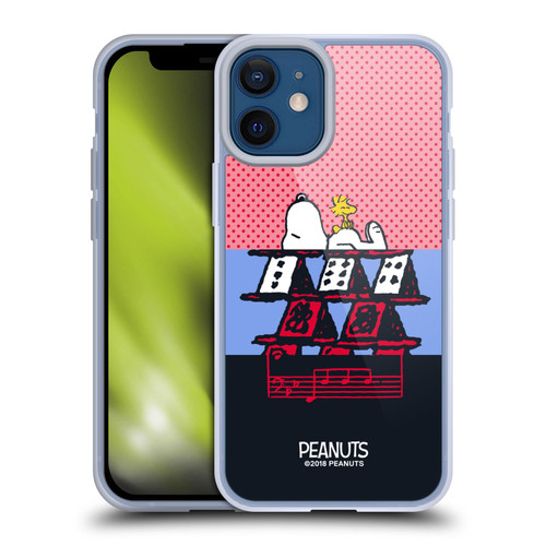 Peanuts Halfs And Laughs Snoopy & Woodstock 3 Soft Gel Case for Apple iPhone 12 Mini & MagSafe