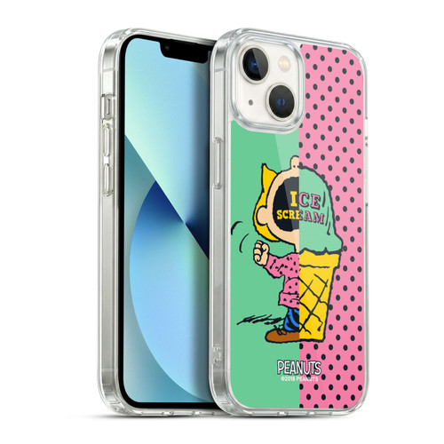 Peanuts Halfs And Laughs Sally Ice Cream Soft Gel Case for Apple iPhone 13