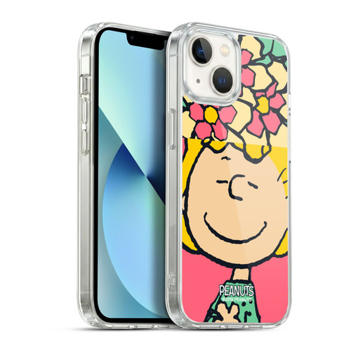 Peanuts Halfs And Laughs Sally Flowers Soft Gel Case for Apple iPhone 13