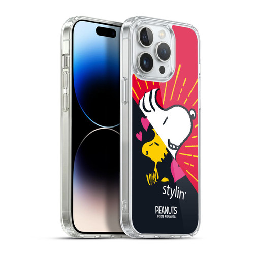 Peanuts Halfs And Laughs Snoopy & Woodstock 2 Soft Gel Case for Apple iPhone 13 Pro Max & MagSafe