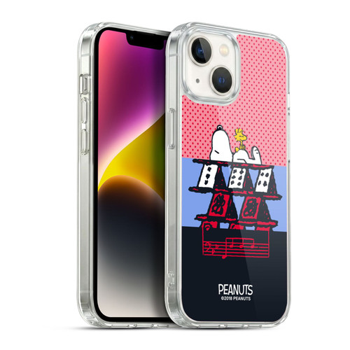 Peanuts Halfs And Laughs Snoopy & Woodstock 3 Soft Gel Case for Apple iPhone 14