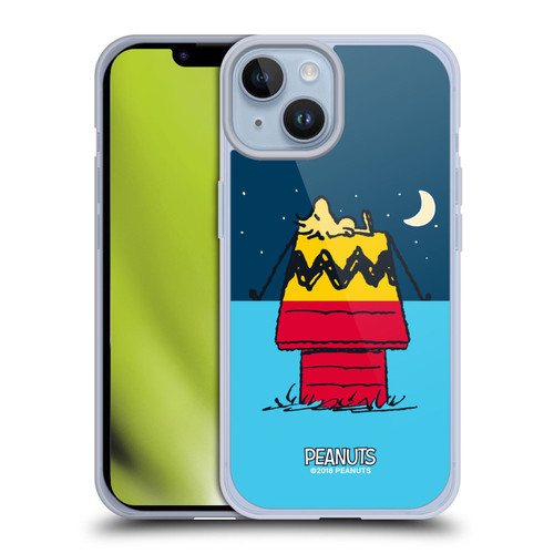 Peanuts Halfs And Laughs Woodstock House Soft Gel Case for Apple iPhone 14 & MagSafe