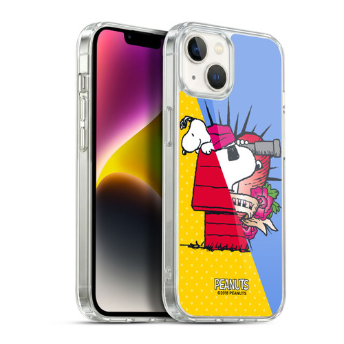 Peanuts Halfs And Laughs Snoopy Pirate Soft Gel Case for Apple iPhone 14 Plus & MagSafe