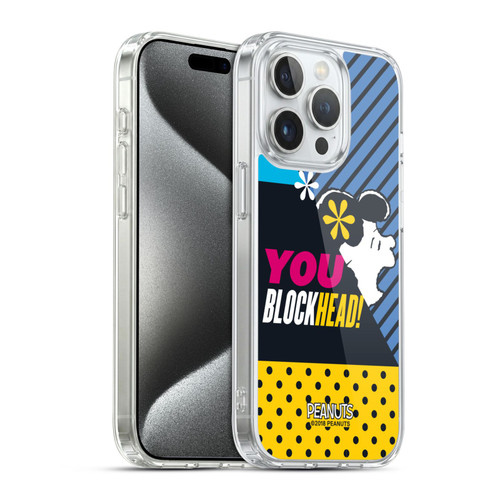 Peanuts Halfs And Laughs Lucy van Pelt Soft Gel Case for Apple iPhone 15 Pro & MagSafe