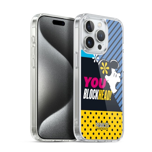 Peanuts Halfs And Laughs Lucy van Pelt Soft Gel Case for Apple iPhone 15 Pro & MagSafe