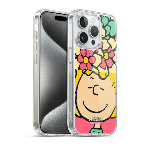 Peanuts Halfs And Laughs Sally Flowers Soft Gel Case for Apple iPhone 15 Pro & MagSafe