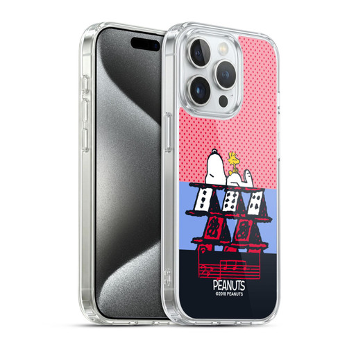 Peanuts Halfs And Laughs Snoopy & Woodstock 3 Soft Gel Case for Apple iPhone 15 Pro & MagSafe