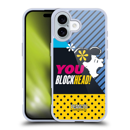 Peanuts Halfs And Laughs Lucy van Pelt Soft Gel Case for Apple iPhone 16 & MagSafe