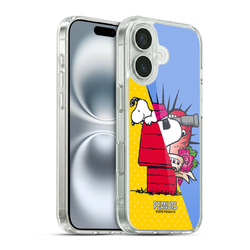 Peanuts Halfs And Laughs Snoopy Pirate Soft Gel Case for Apple iPhone 16 & MagSafe