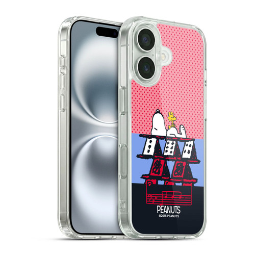 Peanuts Halfs And Laughs Snoopy & Woodstock 3 Soft Gel Case for Apple iPhone 16 & MagSafe