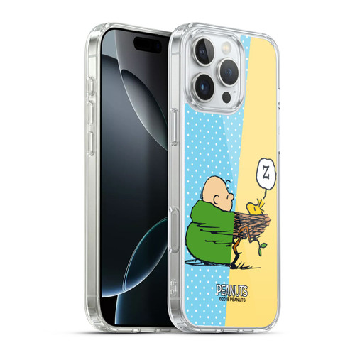 Peanuts Halfs And Laughs Charlie & Woodstock Nap Soft Gel Case for Apple iPhone 16 Pro Max & MagSafe