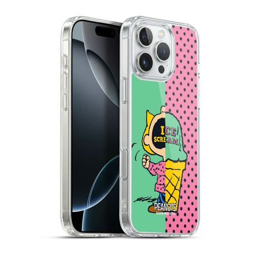 Peanuts Halfs And Laughs Sally Ice Cream Soft Gel Case for Apple iPhone 16 Pro Max & MagSafe