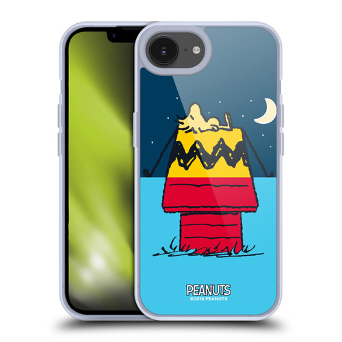 Peanuts Halfs And Laughs Woodstock House Soft Gel Case for Apple iPhone 16e & MagSafe