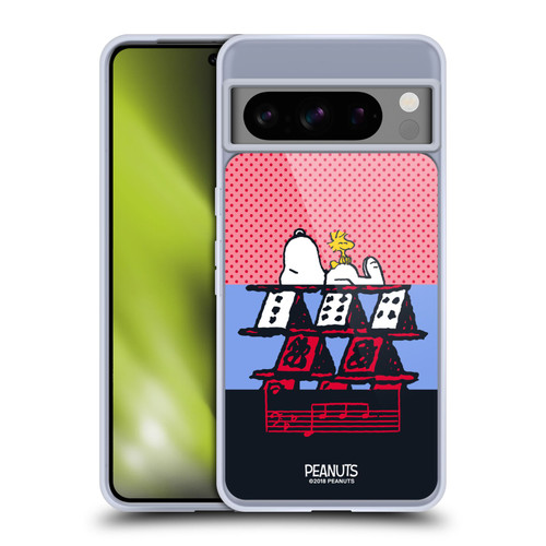 Peanuts Halfs And Laughs Snoopy & Woodstock 3 Soft Gel Case for Google Pixel 8 Pro