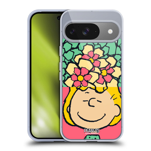 Peanuts Halfs And Laughs Sally Flowers Soft Gel Case for Google Pixel 9 / Pixel 9 Pro