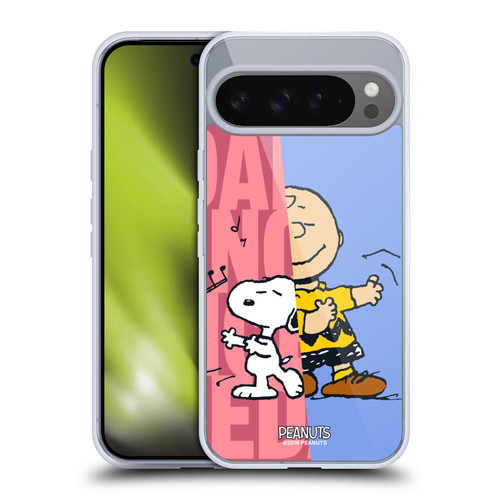 Peanuts Halfs And Laughs Snoopy & Charlie Soft Gel Case for Google Pixel 9 Pro XL