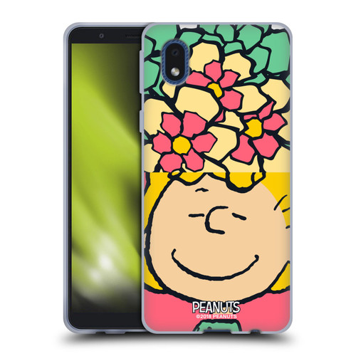 Peanuts Halfs And Laughs Sally Flowers Soft Gel Case for Samsung Galaxy A01 Core (2020)
