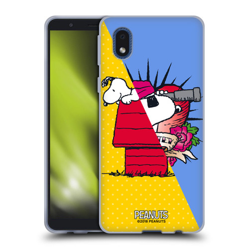 Peanuts Halfs And Laughs Snoopy Pirate Soft Gel Case for Samsung Galaxy A01 Core (2020)