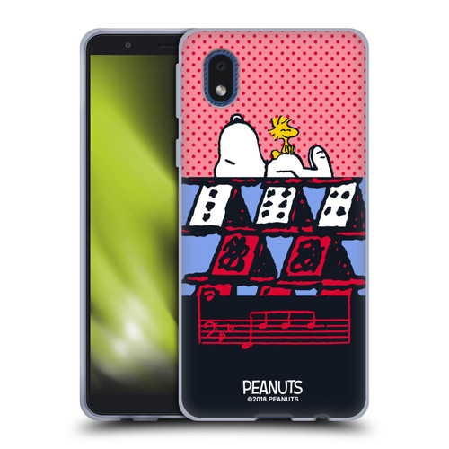 Peanuts Halfs And Laughs Snoopy & Woodstock 3 Soft Gel Case for Samsung Galaxy A01 Core (2020)