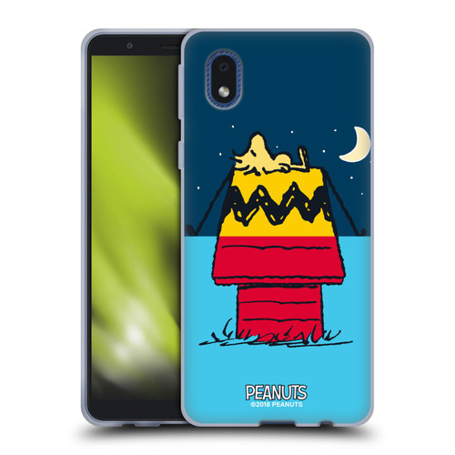 Peanuts Halfs And Laughs Woodstock House Soft Gel Case for Samsung Galaxy A01 Core (2020)