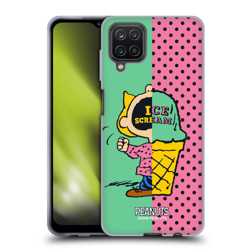 Peanuts Halfs And Laughs Sally Ice Cream Soft Gel Case for Samsung Galaxy A12 (2020)