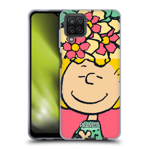Peanuts Halfs And Laughs Sally Flowers Soft Gel Case for Samsung Galaxy A12 (2020)