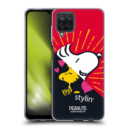 Peanuts Halfs And Laughs Snoopy & Woodstock 2 Soft Gel Case for Samsung Galaxy A12 (2020)