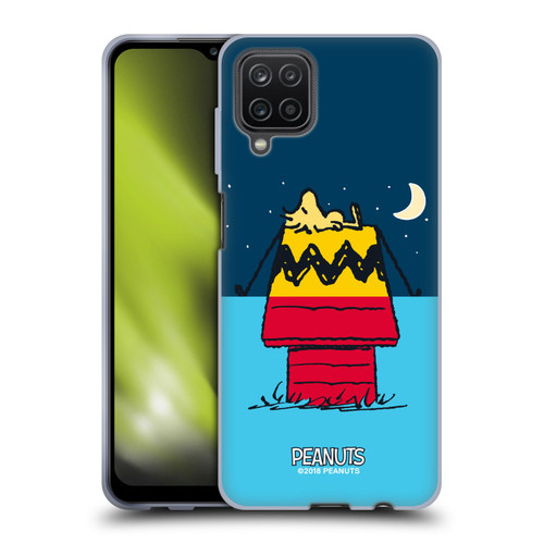 Peanuts Halfs And Laughs Woodstock House Soft Gel Case for Samsung Galaxy A12 (2020)