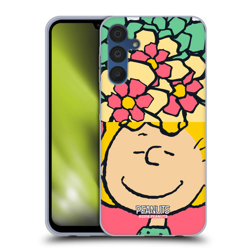 Peanuts Halfs And Laughs Sally Flowers Soft Gel Case for Samsung Galaxy A15 & MagSafe