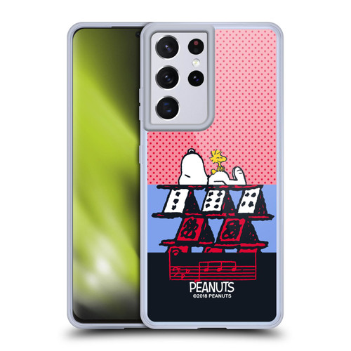 Peanuts Halfs And Laughs Snoopy & Woodstock 3 Soft Gel Case for Samsung Galaxy S21 Ultra 5G & MagSafe