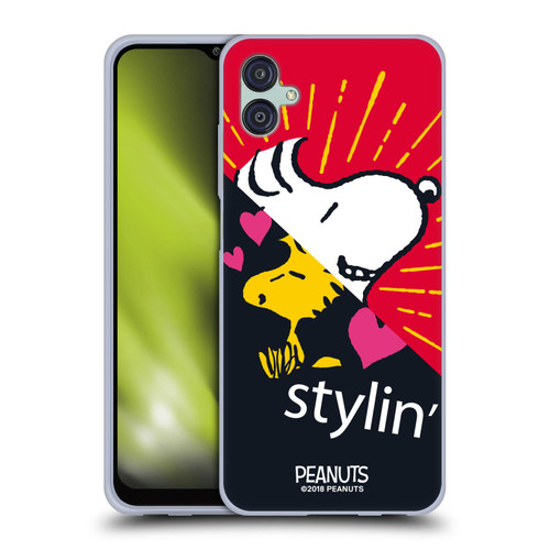 Peanuts Halfs And Laughs Snoopy & Woodstock 2 Soft Gel Case for Samsung Galaxy M04 5G / A04e