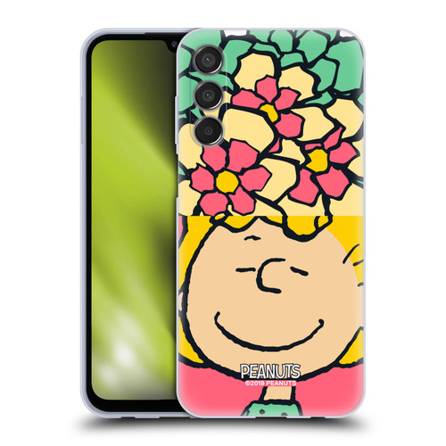 Peanuts Halfs And Laughs Sally Flowers Soft Gel Case for Samsung Galaxy M15/F15 5G