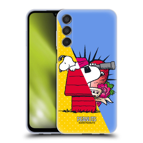 Peanuts Halfs And Laughs Snoopy Pirate Soft Gel Case for Samsung Galaxy M15/F15 5G