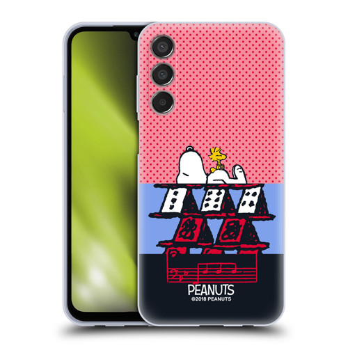 Peanuts Halfs And Laughs Snoopy & Woodstock 3 Soft Gel Case for Samsung Galaxy M15/F15 5G