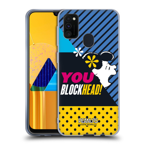 Peanuts Halfs And Laughs Lucy van Pelt Soft Gel Case for Samsung Galaxy M30s (2019)/M21 (2020)