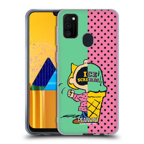Peanuts Halfs And Laughs Sally Ice Cream Soft Gel Case for Samsung Galaxy M30s (2019)/M21 (2020)
