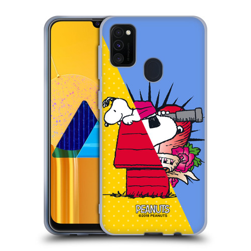 Peanuts Halfs And Laughs Snoopy Pirate Soft Gel Case for Samsung Galaxy M30s (2019)/M21 (2020)