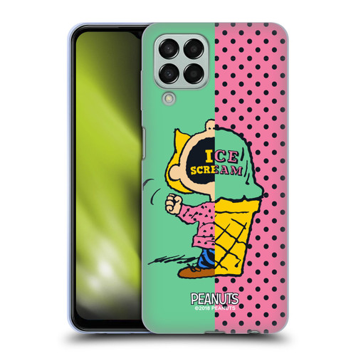 Peanuts Halfs And Laughs Sally Ice Cream Soft Gel Case for Samsung Galaxy M33 (2022)