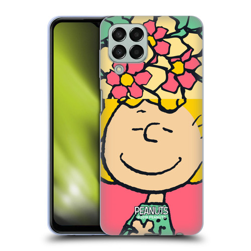 Peanuts Halfs And Laughs Sally Flowers Soft Gel Case for Samsung Galaxy M33 (2022)