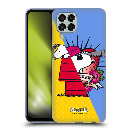 Peanuts Halfs And Laughs Snoopy Pirate Soft Gel Case for Samsung Galaxy M33 (2022)