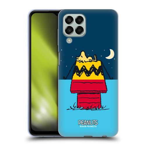 Peanuts Halfs And Laughs Woodstock House Soft Gel Case for Samsung Galaxy M33 (2022)
